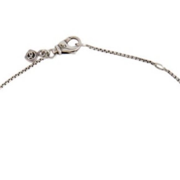 DAVID YURMAN 18K & STERLING SILVER CABLE COLLECTIBLES COOKIE HEART NECKLACE - Picture 7 of 8